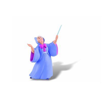 Fairy Godmother Figurine - BULLY - Disney Askungen - 11 cm - Lila och flerfärgad