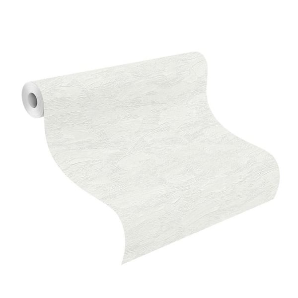 Non-woven tapet 102611 non-woven enfärgad tapet 53 x 1005 cm Rasch Wallton 2025 vit