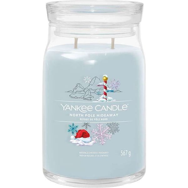 Doftljus - YANKEE - North Pole Hideaway - 567 g - Sojavax - 90 h brinntid