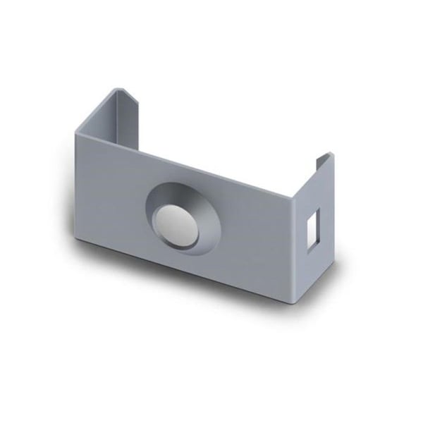 Monteringsstöd för LED-ribbon Slimline 8 mm - Velleman - Grå