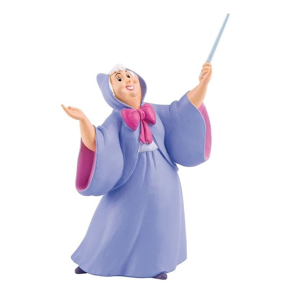 Fairy Godmother Figurine - BULLY - Disney Askungen - 11 cm - Lila och flerfärgad
