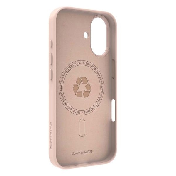 Coque Roskilde MagSafe för iPhone 17 Material ICON Förstärkt Skydd DBRAMANTE1928 Rosa
