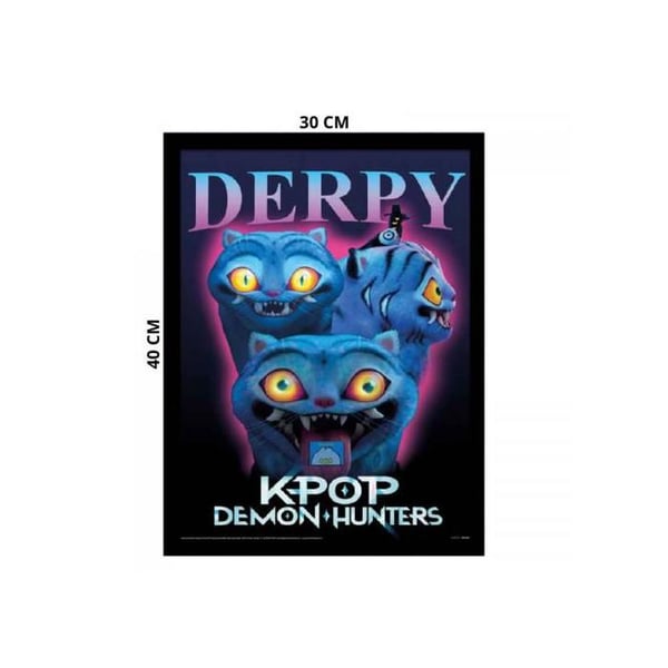 Kpop Demon Hunter – Inramad Maxi Poster 30x40 cm – Derpy