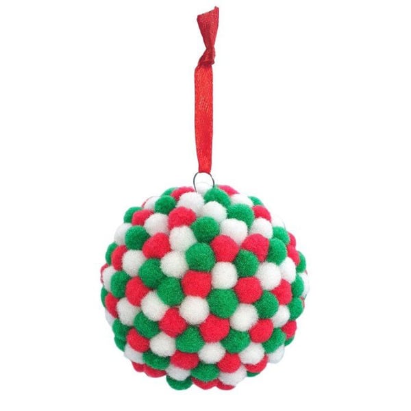 MégaCréa DIY - Julkula att dekorera med pom poms 6 cm