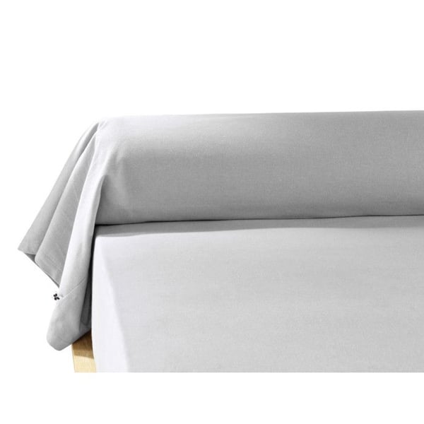 Kuddfodral 85 x 185 cm "Candice" Flanell av Bomull med Fjärilseffekt - Candice Dimma - 63 x 63 cm platt volang