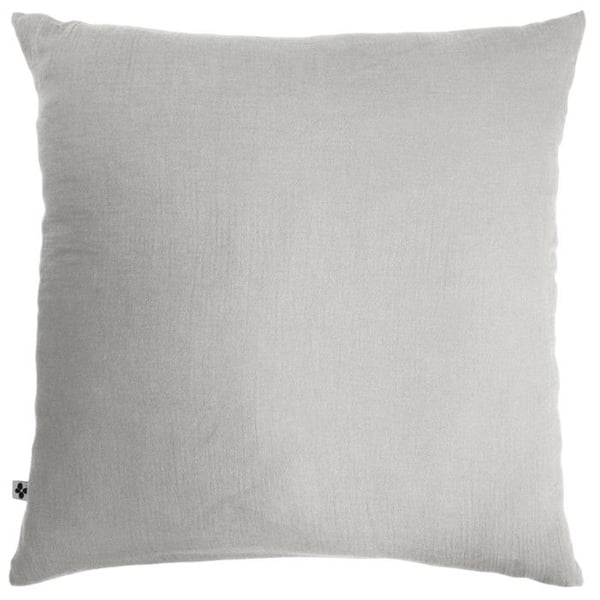 Dekorativt örngott "Gaïa" 80 x 80 cm "Gaze de Coton" med fjärilseffekt - Gaia Nuage - Örngott 80 x 80 cm