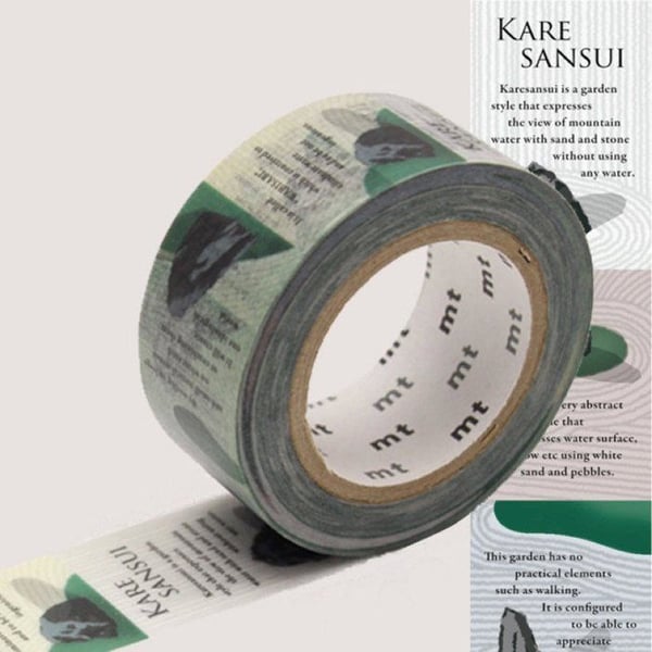 Maskeringstejp - Maskeringstejp MT EX 2 cm japansk trädgård - torr landskapsträdgård