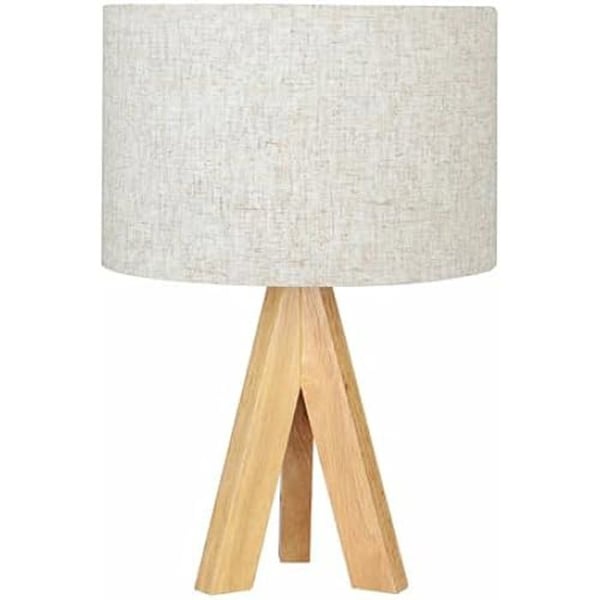 Bordslampa - EDM - 32160 - Trä och tyg - Ø 25 cm - Modern design