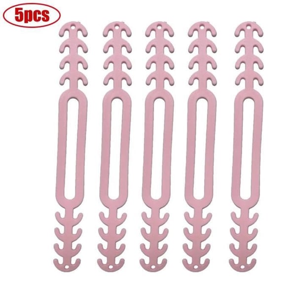 Maskhållare - AliExpress - 5st - Rutschfritt Silikon - Justerbar - Rosa