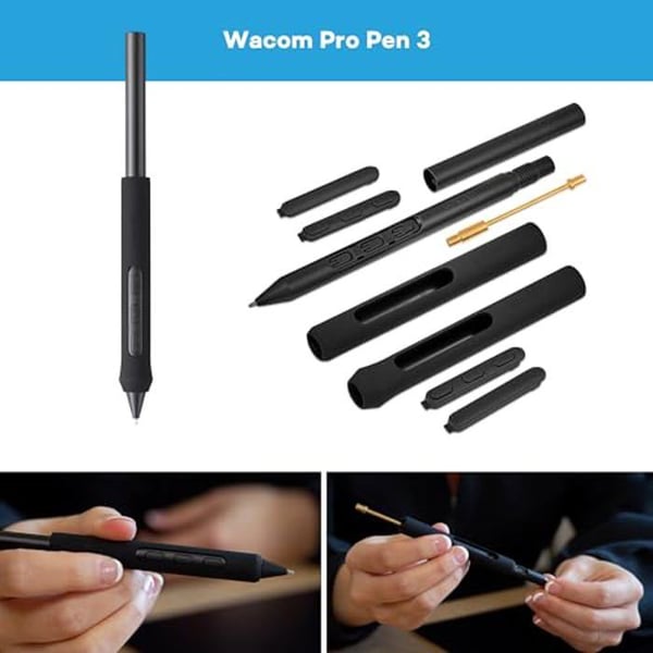 Wacom Intuos Pro Medium – Innovativ ritplatta med Wacom Pro Pen 3, kompakt och lätt – Ett mångsidigt val för