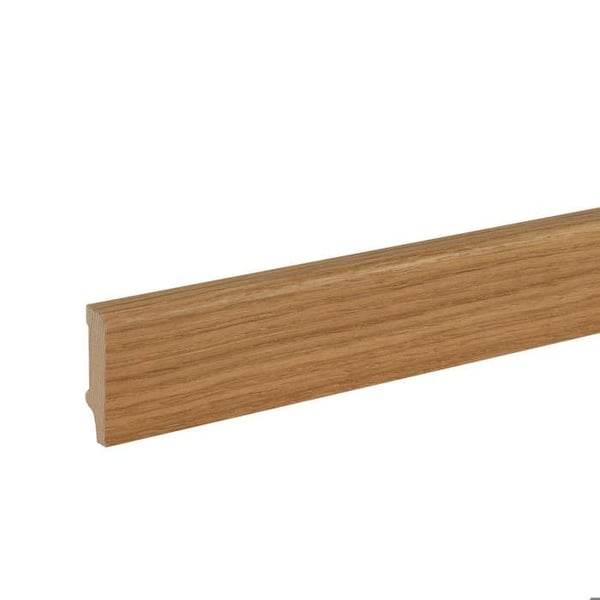 PROVISTON Modern sockel 12 x 40 x 2400 mm i lackerad ekfanér