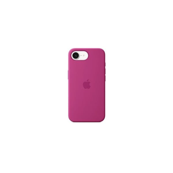 Tillbehör för Apple mobiltelefon Silikonfodral Fuchsia för iPhone 16e