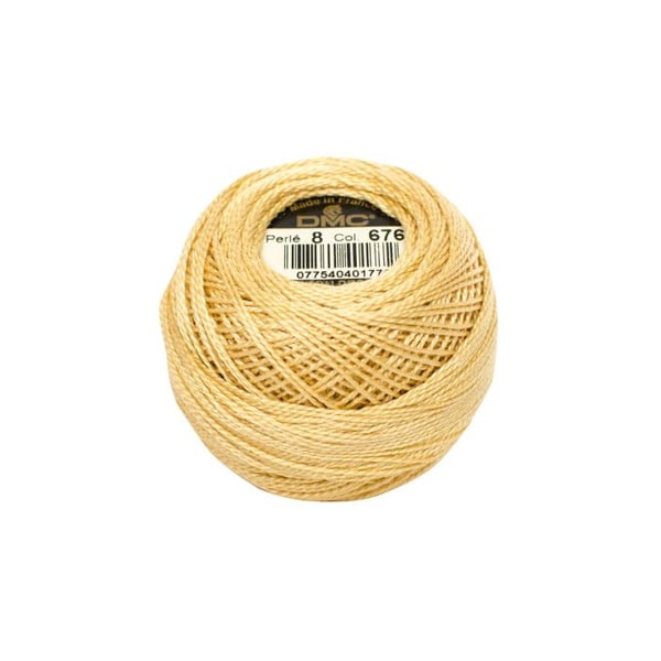 Coton perlé DMC art 116, storlek 8 - nystan på 80m - Att 676