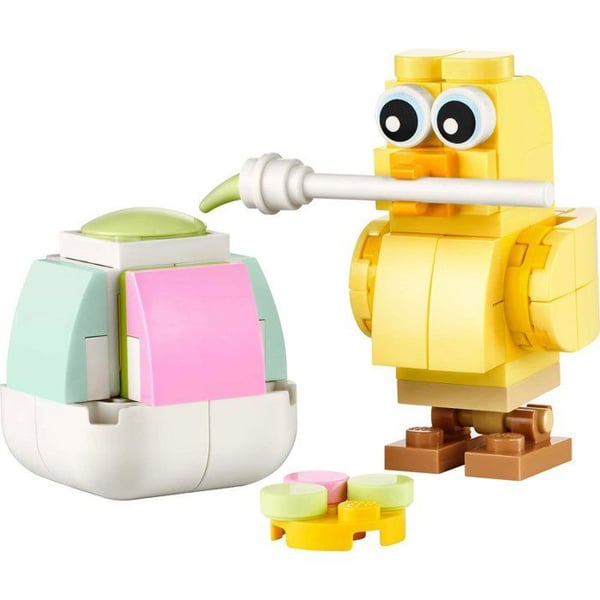 LEGO - Malspaß med påskägg och kyckling - Gul - Att montera själv - För barn från 3 år