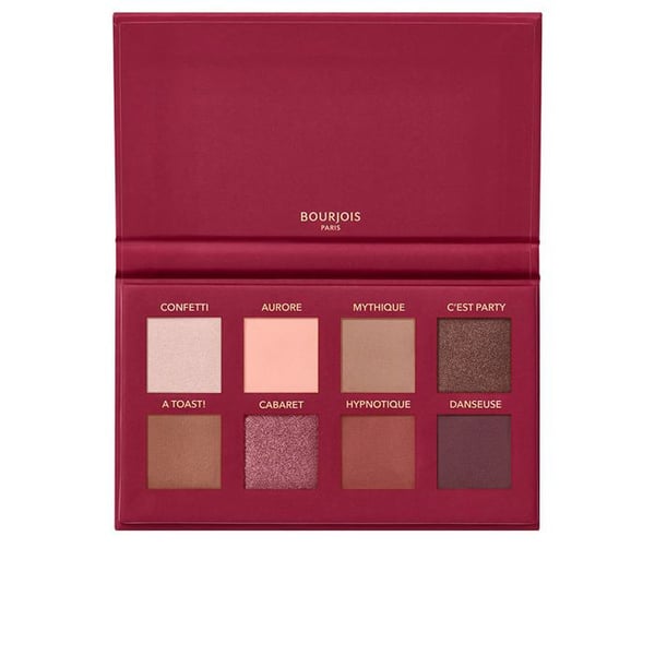 Ögonskuggspalett - VOLUME GLAMOUR SOIRS DE PARIS - 8 nyanser - Långvarig hållbarhet - Kräm-puder textur