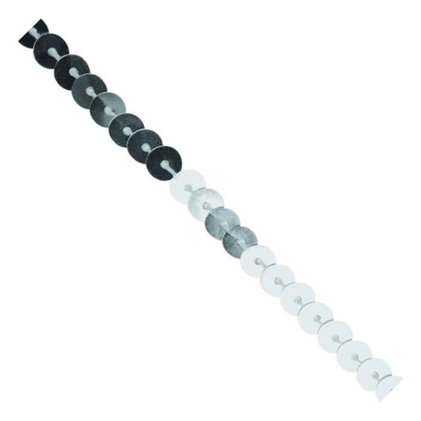 MégaCréa DIY - Paljetband Silver 1m