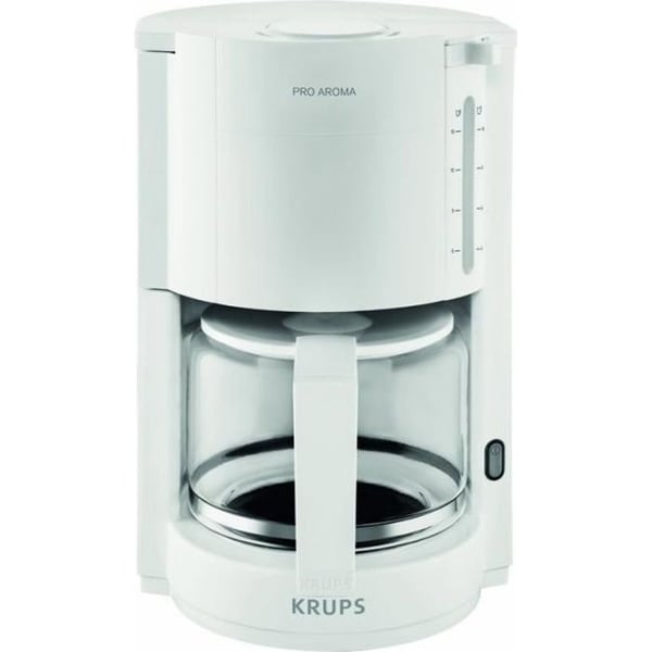 KRUPS F30901 filterkaffebryggare - 1050 Watt - Vit
