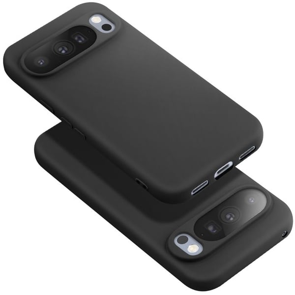 Fodral för Google Pixel 10 Pro i mjuk silikon med soft-touch svart
