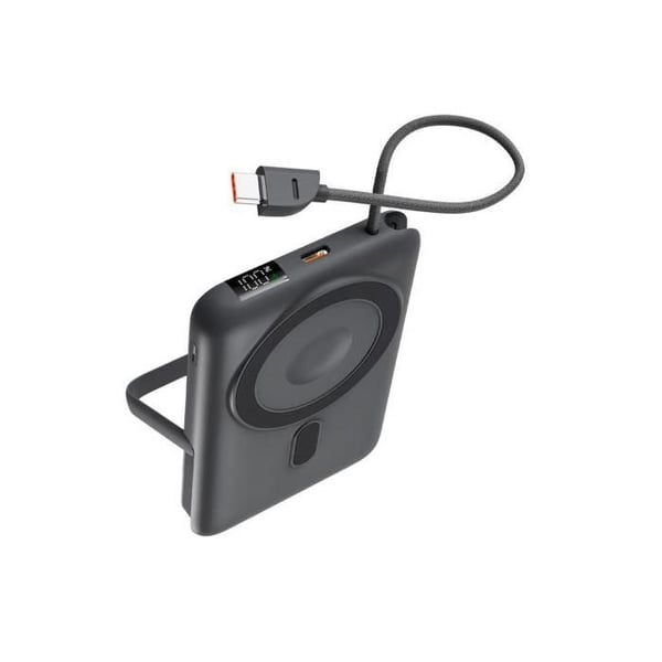 Ksix Bpb10pd22intsg Gris - Powerbank 10.000 Mah - Kompatibel med MagSafe-laddning för Apple® och Applewatch®
