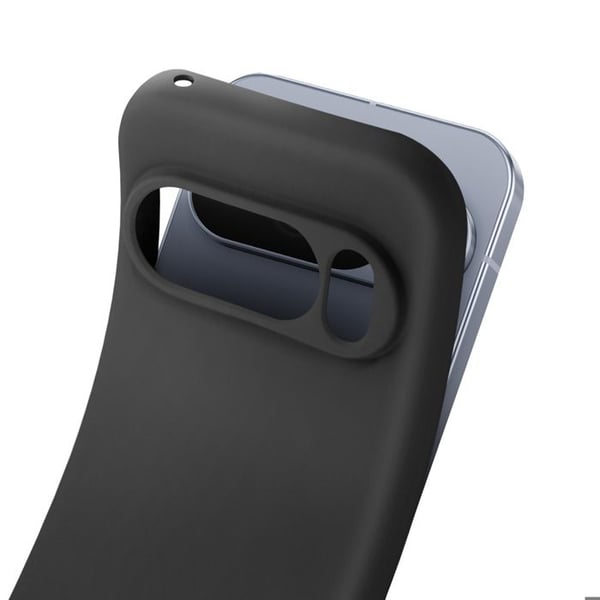 Fodral för Google Pixel 10 Pro i mjuk silikon med soft-touch svart