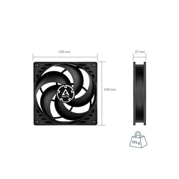 Kylare - ARCTIC - P14 Value Pack - 14 cm - 1700 RPM - 0,3 sone