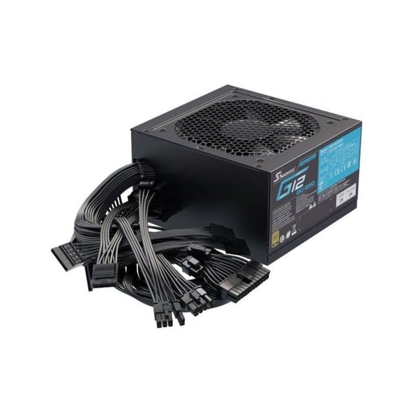 Strömförsörjning ATX - Seasonic - G12 GC-650 - 650W - 80+ Guld - Tyst fläkt