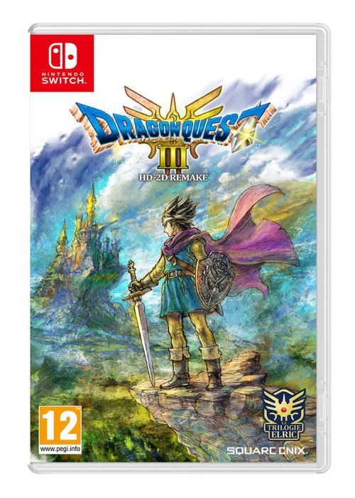 Videospel - Nintendo - Dragon Quest III HD-2D Remake - Spelbar på Franska - Kasset - Standard