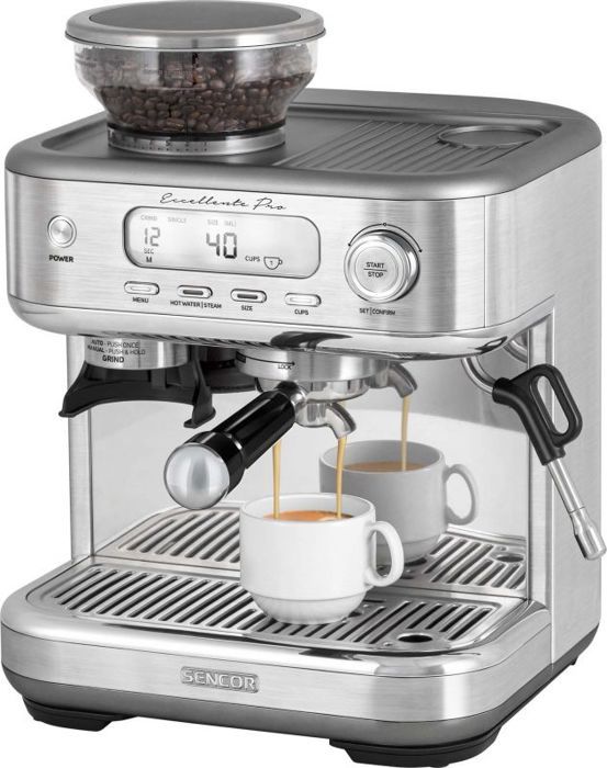 Kaffemaskin - Sencor - SES 6050SS - 15 bar - Bärbar - Med kaffekvarn