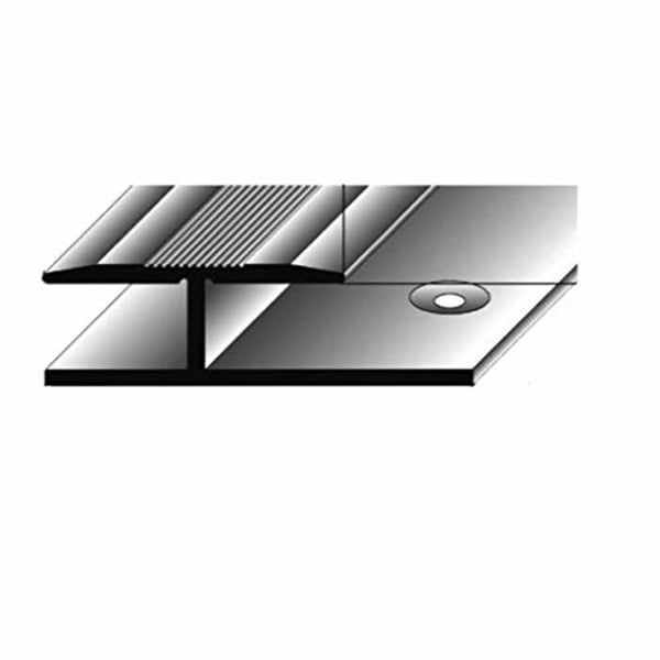 Övergångsprofil laminerad övergångslist 8,3 mm l 27 mm i 1 del anodiserad aluminium borrad-guld-2700