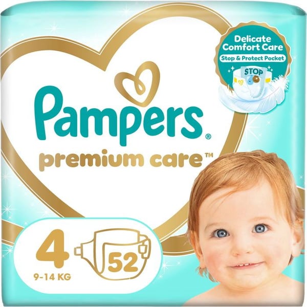 PAMPERS Premium Care str. 4 (52 stk)