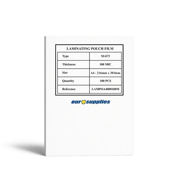 EUROSUPPLIES A4/200 mat - paket om 100