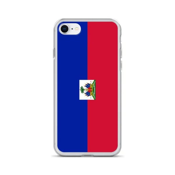 Telefonhöljd - PIXELFORMA - Haiti flagga - Kompatibel med iPhone 6S - Mjuk - Stötsäker - Silikongummi
