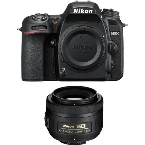 NIKON D7500 digitalkamera - 20,9 MP DX-sensor - 4K-video - 51-punkts AF - 3 års garanti