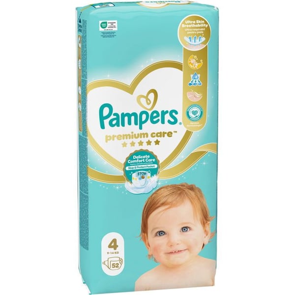 PAMPERS Premium Care str. 4 (52 stk)