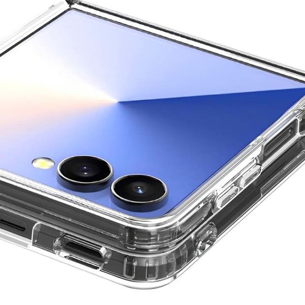 MagSafe-fodral - FORCE CASE - Galaxy Z Flip 7 - Slim - Transparent - Motstånd 2m
