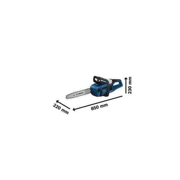 Bosch Professional 18V Kedjesåg GKE 18V-40 (kedjeled 40 cm, kolborstlös motor, integrerad T-nyckel) utan batteri