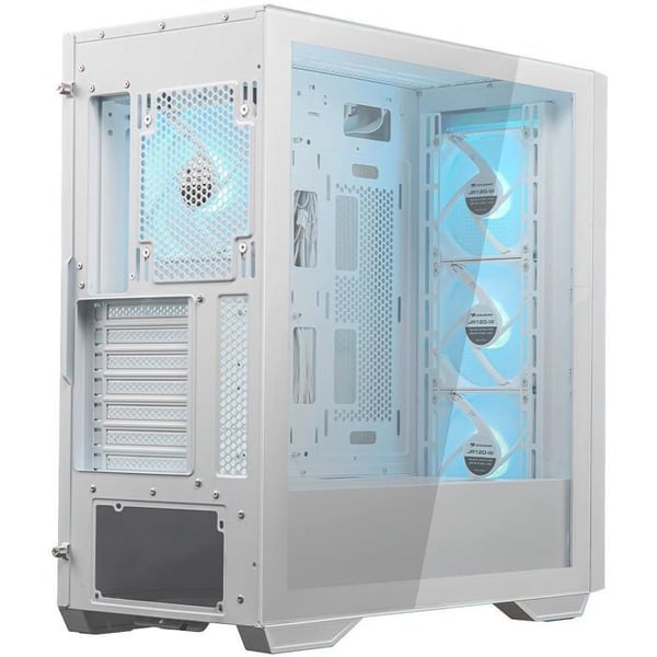 Datorchassi - COUGAR - Uniface RGB - Vit - ATX, mATX, mITX - 4x120mm ARGB