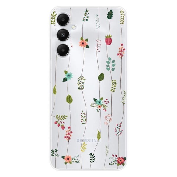 Tryckt silikonfodral som är kompatibelt med Samsung Galaxy A05S Rise of flowers