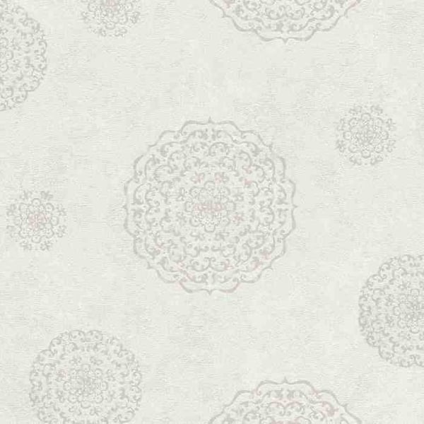 Rasch #ROCKNROLLE 540550 non-woven vintage tapet 0.53 m x 10.05 m grå