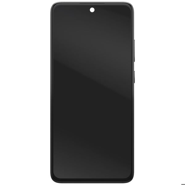 Helglas för Oppo Reno 12 FS LCD-panel med ram och svartsidan Relife