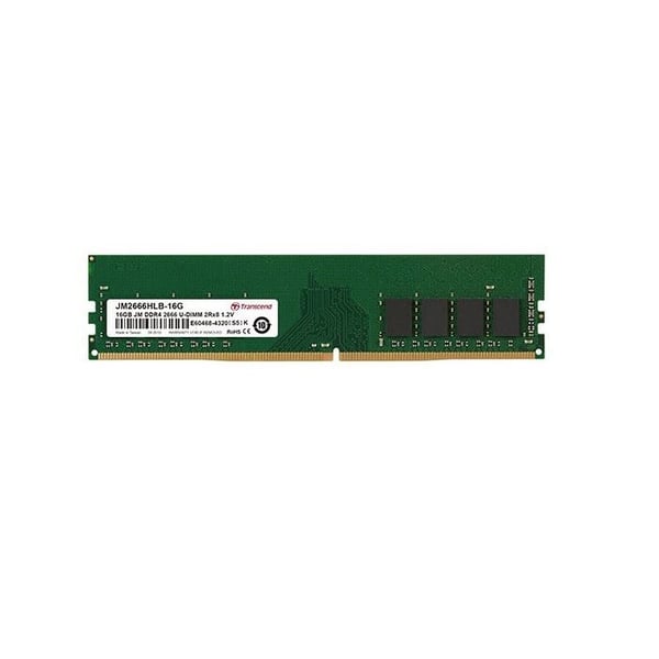 TRANSCEND JetRAM DDR4 RAM - 16 GB - 288-stifts DIMM - 2666 MHz / PC4-21300 - CL19 - Icke-ECC