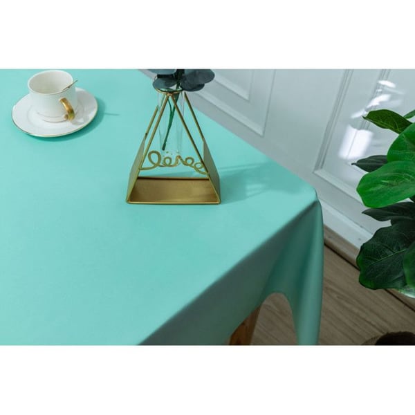 Belagd duk med anti-fläckbehandling Mint square 180 x 180 cm