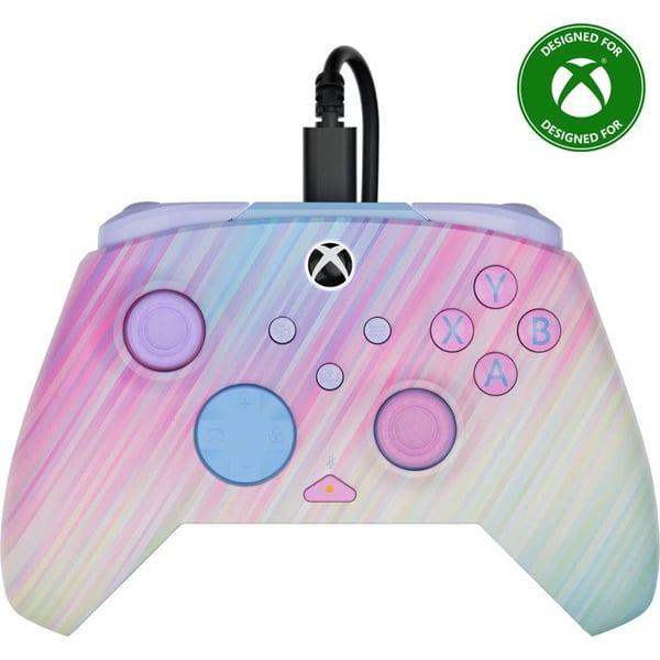 Turtle Beach Rematch Advanced Cotton Candy trådade handkontroll för Xbox Series XS, Xbox One och PC