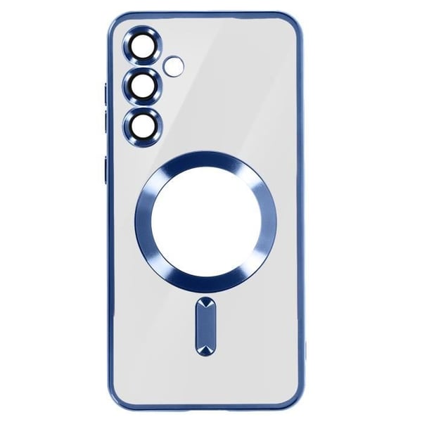 Fodral till Samsung S23 FE - AVIZAR - Blue Chrome Contour - MagSafe - Integrerat kameraskydd