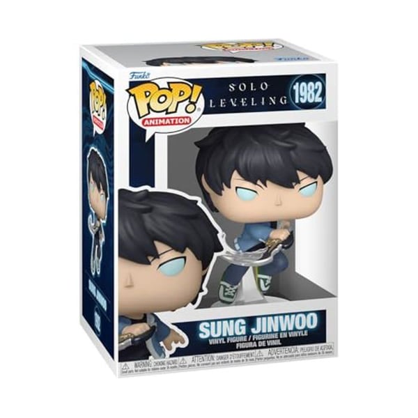 Figurine - Funko Pop! - Solo Leveling - Sung Jinwoo - 9,5 cm - Högkvalitetsvinyl - Sällsynt Chase-variant