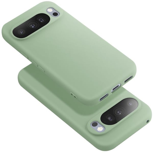 Silikonskal för Google Pixel 10 Pro i mjukt-touch grön