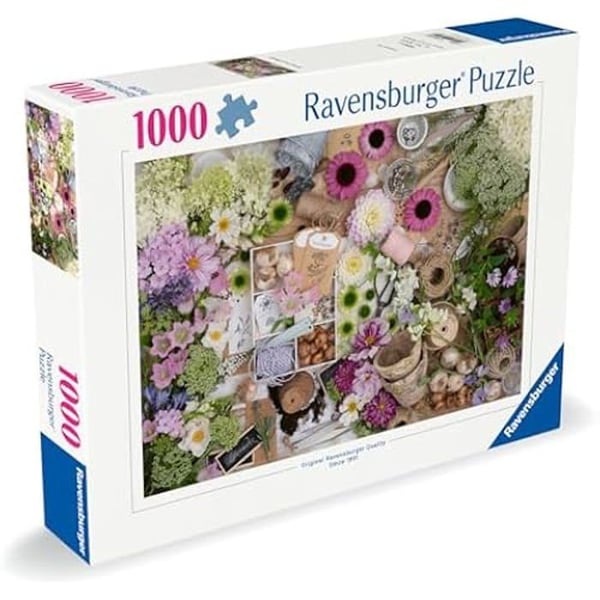 Pussel - RAVENSBURGER - 1000 bitars pussel - För kärleken till blommor - 70x50 cm - Från 14 år