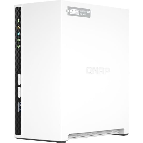 Server NAS - QNAP - TS-233 - 2 fack - 2 Go