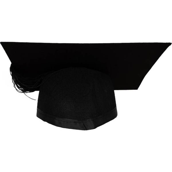 Hatt av filt student - PTIT CLOWN - Svart - Diameter 59 cm - Vuxen - Utomhus