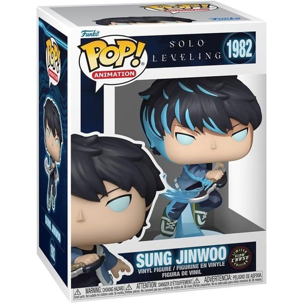 Figur Funko Pop! Animation Solo Leveling - Sung Jinwoo - 1982 (Chase Edition)
